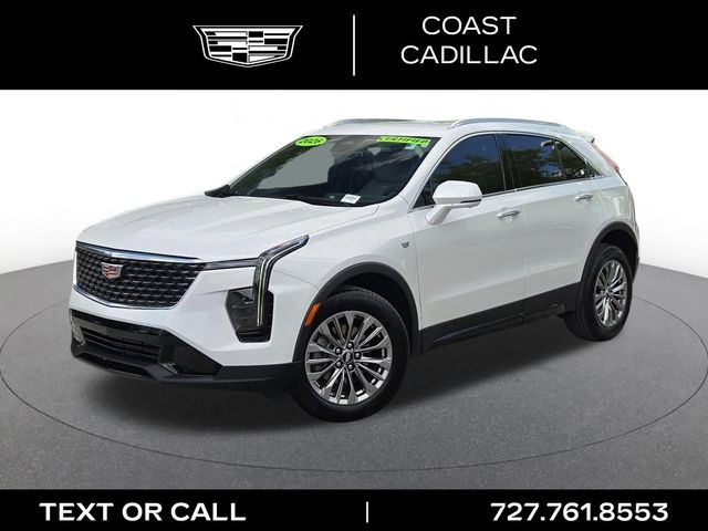 Crystal White 2025 Cadillac XT4 Premium Luxury FWD SUV / Crossover Front-Wheel Drive 9-Speed Automatic