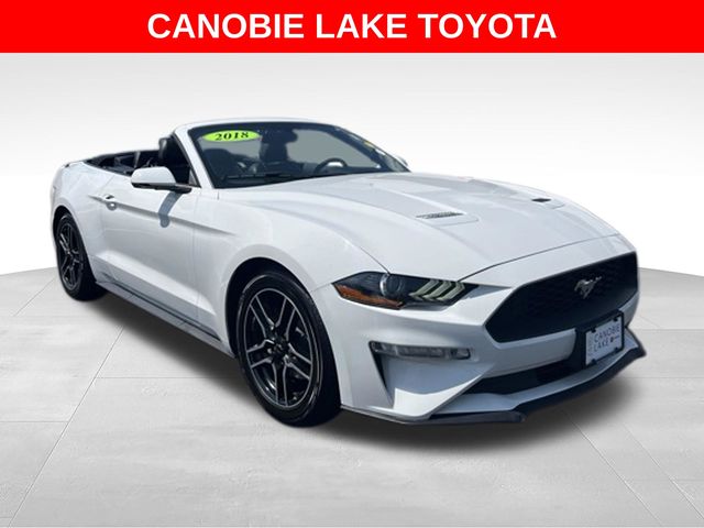 Used 2018 Ford Mustang EcoBoost Premium with VIN 1FATP8UH4J5125195 for sale in Salem, NH