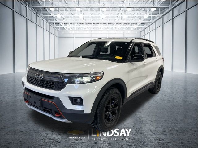 Star White Metallic Tri-Coat 2022 Ford Explorer Timberline AWD SUV / Crossover All-Wheel Drive Automatic