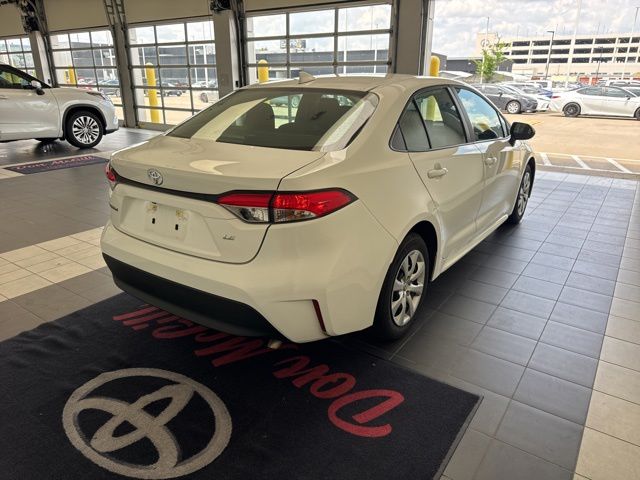 2026 Toyota Corolla LE White at Gullo Toyota