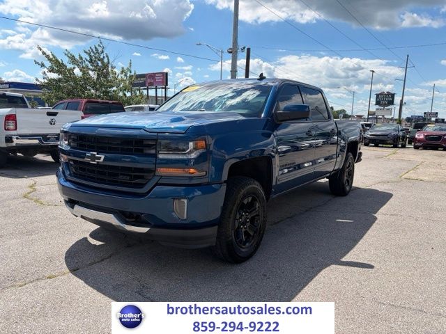 Deep Ocean Blue Metallic 2016 Chevrolet Silverado 1500 Pickup Truck Four-Wheel Drive 6-Speed Automatic Overdrive