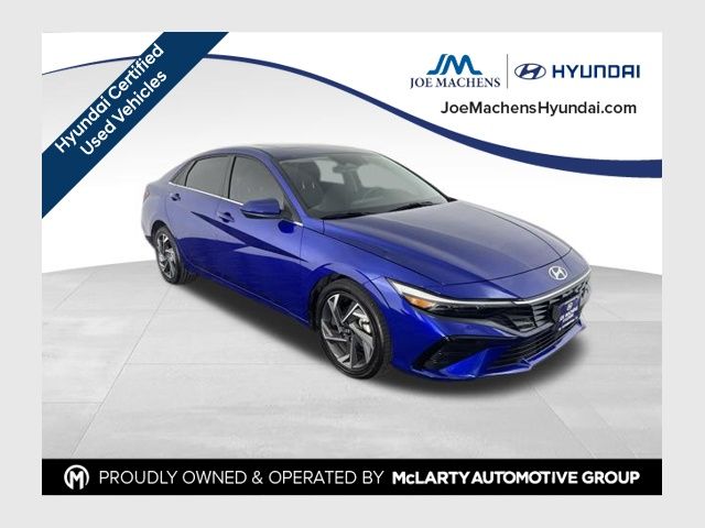 Intense Blue 2025 Hyundai Elantra Sedan Front-Wheel Drive Continuously Variable Transmission