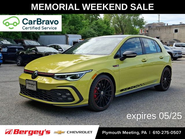 Yellow 2023 Volkswagen Golf GTI 40th Anniversary Edition FWD Hatchback Front-Wheel Drive 7-Speed Dual Clutch
