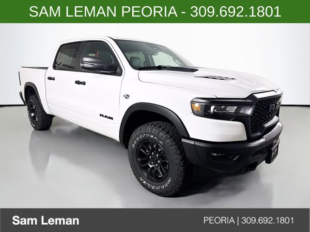 Bright White Clearcoat 2026 RAM 1500 Pickup Truck Four-Wheel Drive 8-Speed Automatic