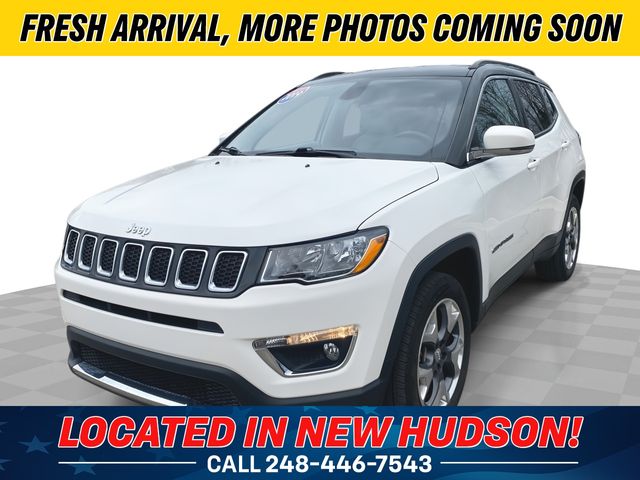 White Clearcoat 2019 Jeep Compass Limited 4WD SUV / Crossover Four-Wheel Drive 9-Speed Automatic
