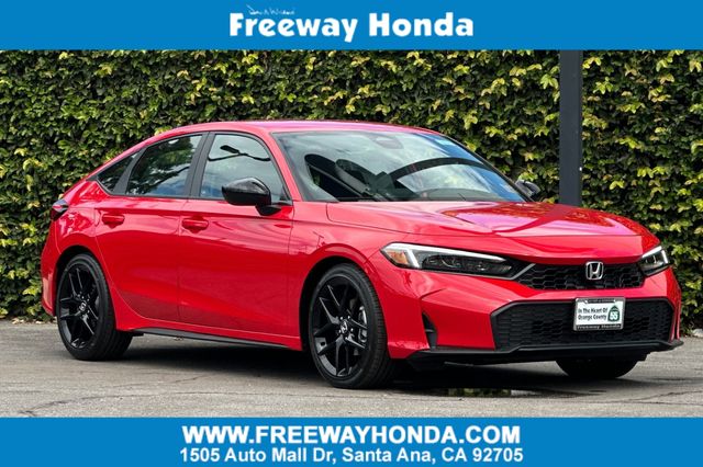 Rallye Red 2026 Honda Civic Hatchback Hatchback Front-Wheel Drive Continuously Variable Transmission