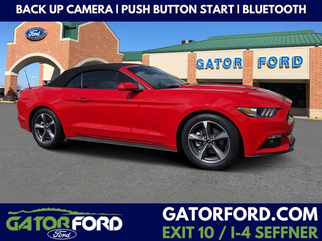 Race Red 2015 Ford Mustang V6 Convertible RWD Convertible Rear-Wheel Drive 6-Speed Automatic