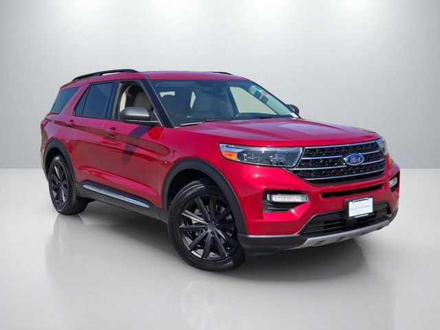 Red Metallic 2020 Ford Explorer XLT RWD SUV / Crossover Rear-Wheel Drive Automatic