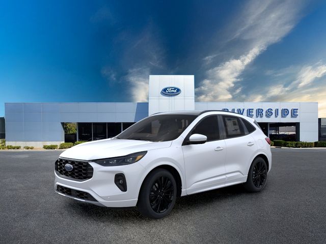 White Metallic 2025 Ford Escape Hybrid SUV / Crossover All-Wheel Drive Continuously Variable Transmission