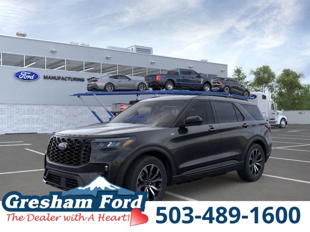 Agate Black Metallic 2026 Ford Explorer ST-Line AWD SUV / Crossover All-Wheel Drive Automatic