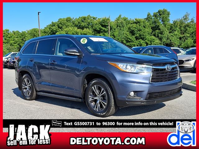 Shoreline Blue Pearl 2016 Toyota Highlander SUV / Crossover All-Wheel Drive 6-Speed Automatic Overdrive