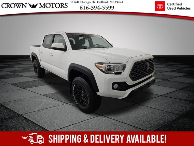 Super White 2021 Toyota Tacoma Pickup Truck Four-Wheel Drive 6-Speed Automatic