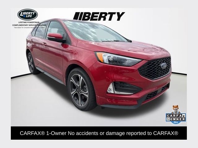 Rapid Red Metallic Tinted Clearcoat 2022 Ford Edge ST AWD SUV / Crossover All-Wheel Drive Automatic