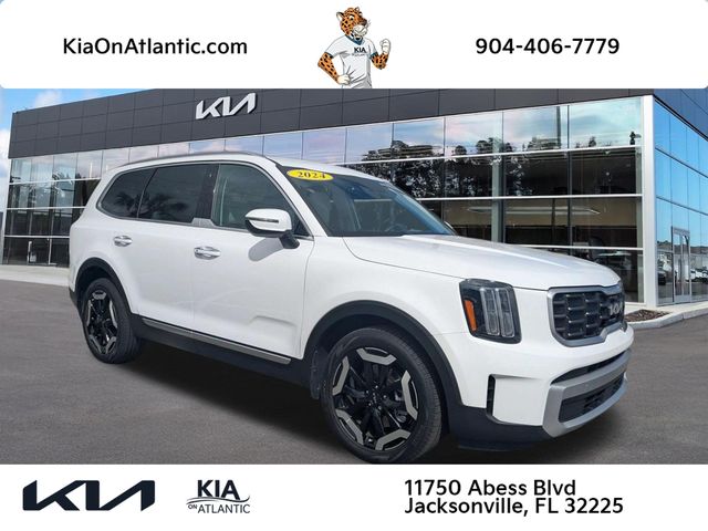 White Pearl 2024 Kia Telluride SUV / Crossover All-Wheel Drive 8-Speed Automatic