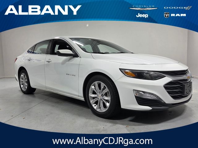 Summit White 2024 Chevrolet Malibu LT with 1LT FWD Sedan Front-Wheel Drive Continuously Variable Transmission