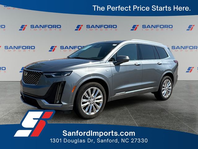 Gray (Satin Steel Metallic) 2020 Cadillac XT6 Premium Luxury FWD SUV / Crossover Front-Wheel Drive 9-Speed Automatic
