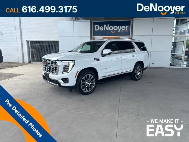 Summit White 2025 GMC Yukon SUV / Crossover Four-Wheel Drive