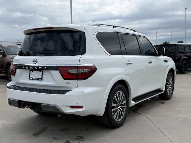 2021 Nissan Armada SL White at Baytown Hyundai