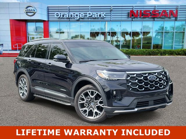 Black Metallic 2025 Ford Explorer Platinum RWD SUV / Crossover Rear-Wheel Drive Automatic