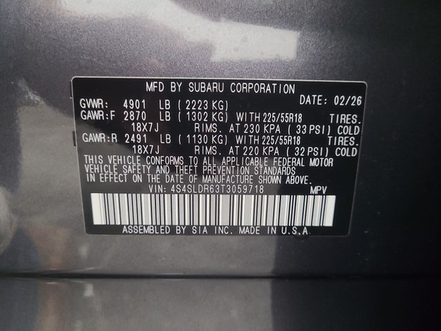 2026 – Subaru – Forester