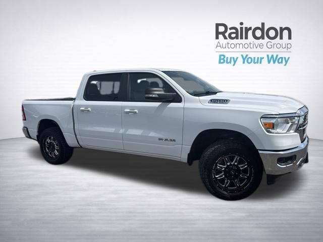 Bright White Clearcoat 2020 RAM 1500 Pickup Truck Four-Wheel Drive 8-Speed Automatic
