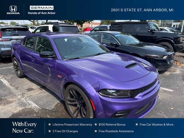 Used 2023 Plum Crazy Pearlcoat Dodge R/T Scat Pack Widebody image 6