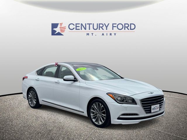 Casablanca White 2015 Hyundai Genesis Sedan 8-Speed Automatic