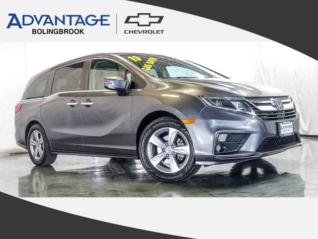 Gray (Modern Steel Metallic) 2019 Honda Odyssey Minivan Front-Wheel Drive 9-Speed Automatic