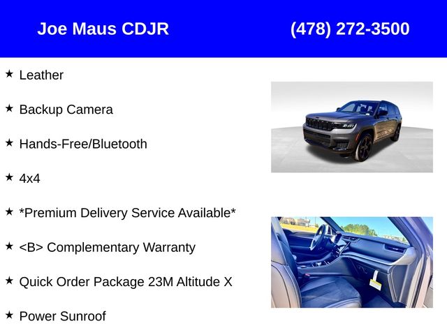 new 2025 Jeep Grand Cherokee L car, priced at $40,968