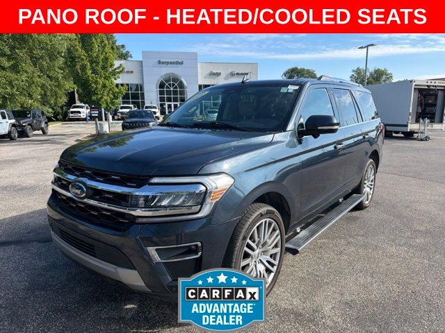 Blue Metallic 2022 Ford Expedition SUV / Crossover Four-Wheel Drive Automatic