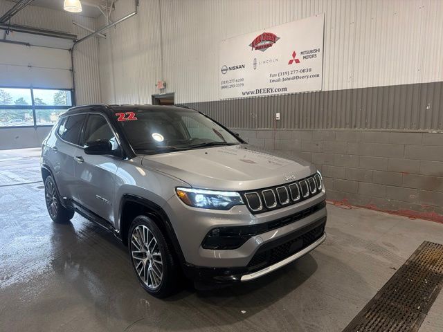 Billet Silver Metallic Clearcoat 2022 Jeep Compass SUV / Crossover Four-Wheel Drive 9-Speed Automatic