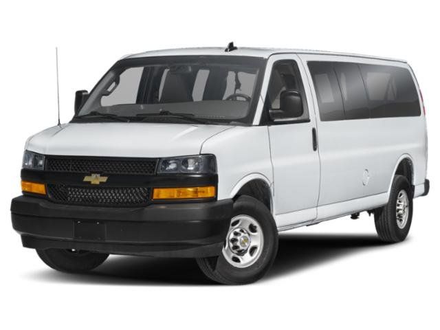 Black 2024 Chevrolet Express 3500 LT Extended RWD Van Rear-Wheel Drive