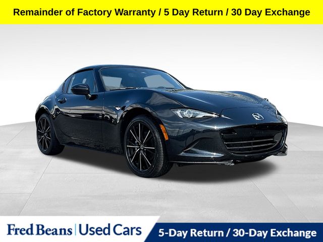 Jet Black Mica 2025 Mazda MX-5 Miata Convertible Rear-Wheel Drive 6-Speed Automatic