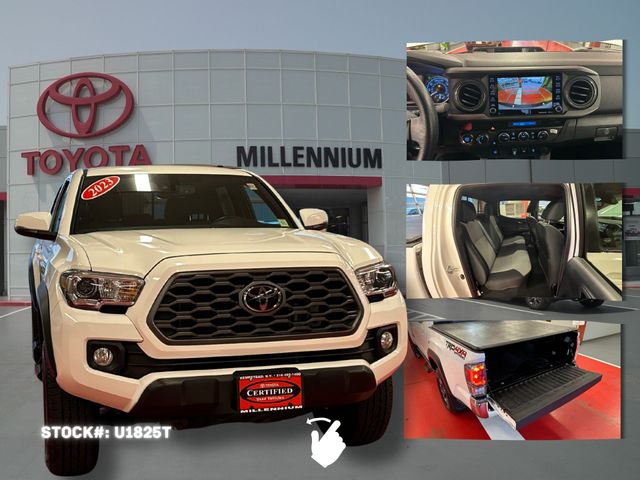 Magnetic Gray Metallic 2023 Toyota Tacoma TRD Off Road Double Cab 4WD Pickup Truck Four-Wheel Drive 6-Speed Automatic