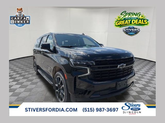 Black 2023 Chevrolet Suburban RST 4WD SUV / Crossover Four-Wheel Drive