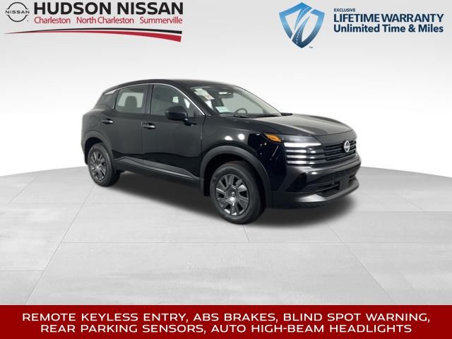 2025 Super Black Nissan Kicks S FWD SUV