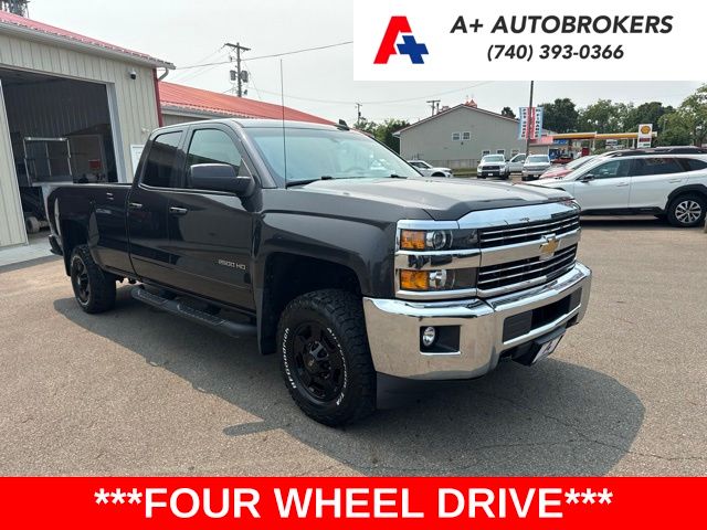 Gray (Tungsten Metallic) 2016 Chevrolet Silverado 2500HD Pickup Truck Four-Wheel Drive 6-Speed Automatic Overdrive