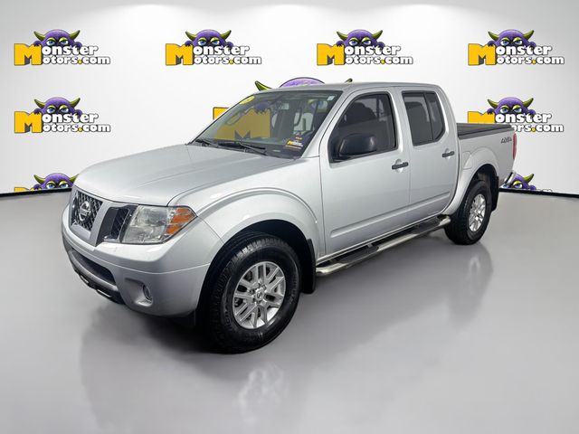 Brilliant Silver 2015 Nissan Frontier SV Crew Cab 4WD Pickup Truck Four-Wheel Drive 5-Speed Automatic Overdrive