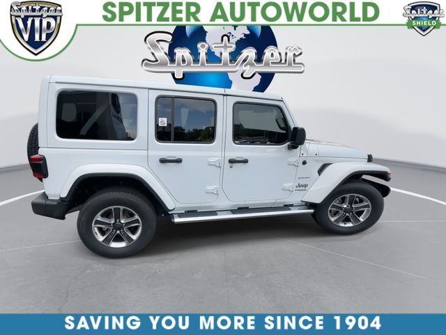 2021 Jeep Wrangler Unlimited Sahara White at Klick Lewis Buick Chevrolet