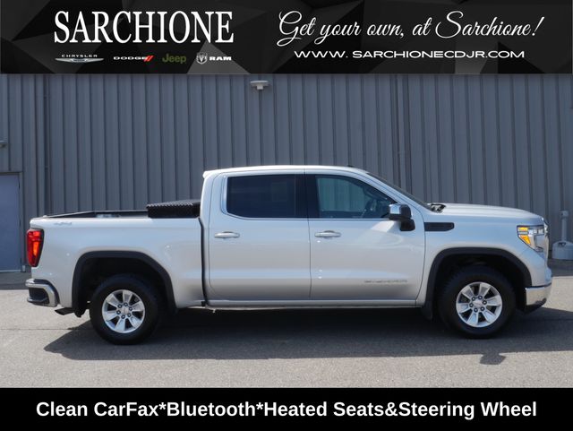 Quicksilver Metallic 2020 GMC Sierra 1500 SLE Crew Cab 4WD Pickup Truck Four-Wheel Drive 8-Speed Automatic