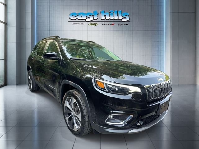 Diamond Black Crystal Pearlcoat 2022 Jeep Cherokee SUV / Crossover Four-Wheel Drive 9-Speed Automatic