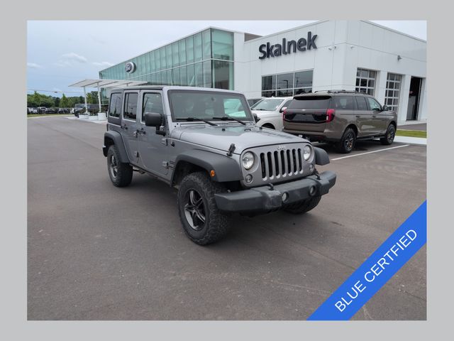 Billet Silver Metallic Clearcoat 2017 Jeep Wrangler SUV / Crossover Four-Wheel Drive 5-Speed Automatic