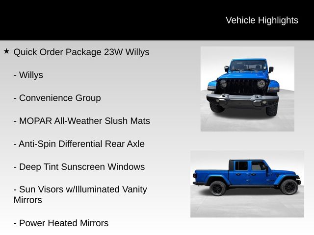 2022 Jeep Gladiator Willys