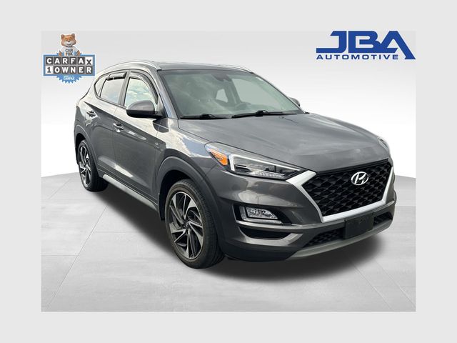 Gray (Magnetic Force) 2020 Hyundai Tucson SUV / Crossover All-Wheel Drive 6-Speed Automatic