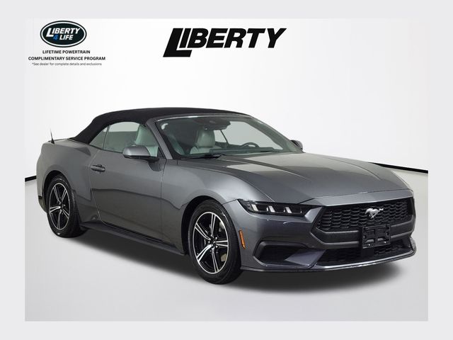 Carbonized Gray Metallic 2024 Ford Mustang EcoBoost Premium Convertible RWD Convertible Rear-Wheel Drive Automatic