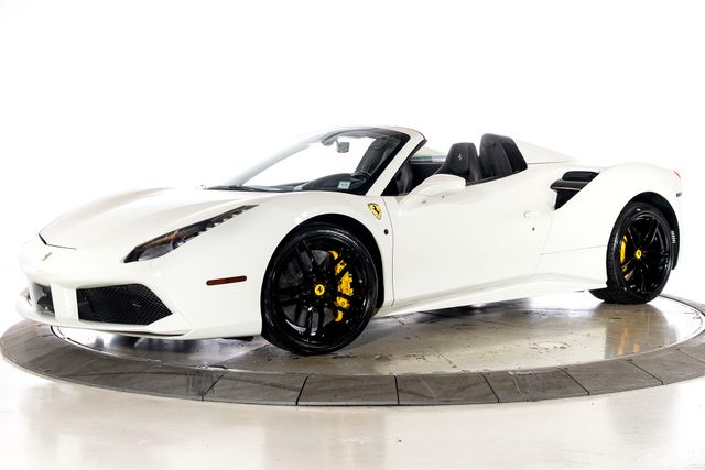 Bianco Avus 2019 Ferrari 488 Spider RWD Convertible Rear-Wheel Drive 7-Speed Automatic