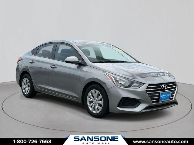 Gray 2022 Hyundai Accent Sedan Front-Wheel Drive Continuously Variable Transmission