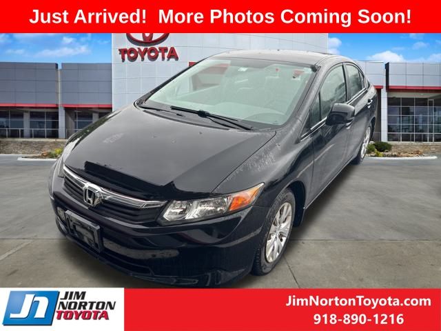 Used 2012 Honda Civic LX with VIN 19XFB2F53CE051703 for sale in Tulsa, OK