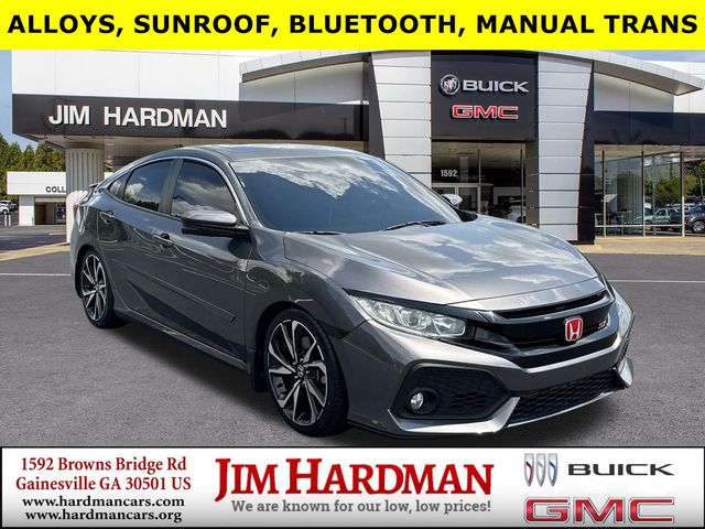 Black 2017 Honda Civic Sedan Front-Wheel Drive 6-Speed Manual