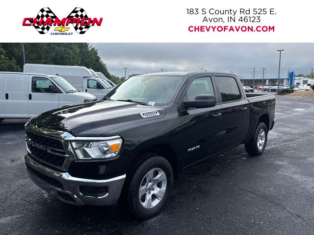 Diamond Black Crystal Pearlcoat 2023 RAM 1500 Pickup Truck Four-Wheel Drive 8-Speed Automatic